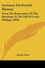 Lectures On French History af Joseph Sykes