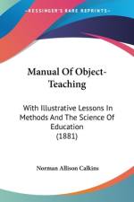 Manual Of Object-Teaching af Norman Allison Calkins