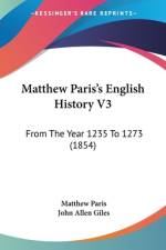 Matthew Paris's English History V3 af Matthew Paris