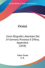 Orsini af Felice Orsini