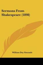 Sermons From Shakespeare (1898) af William Day Simonds