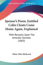 Spenser's Poem, Entitled Colin Clouts Come Home Again, Explained af Ethan Allen Hitchcock