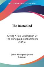 The Bostoniad af James Torrington Spencer Lidstone