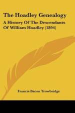 The Hoadley Genealogy af Francis Bacon Trowbridge