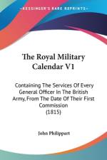 The Royal Military Calendar V1 af John Philippart
