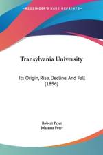 Transylvania University af Robert Peter