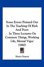 Some Errors Pointed Out In The Teaching Of Rich And Poor af Henry Fearon