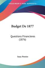 Budget De 1877 af Isaac Péreire