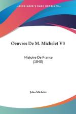 Oeuvres De M. Michelet V3 af Jules Michelet