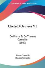 Chefs-D'Oeuvres V1 af Pierre Corneille