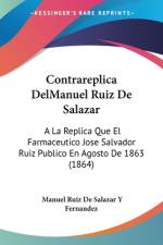 Contrareplica DelManuel Ruiz De Salazar af Manuel Ruiz De Salazar y Fernandez
