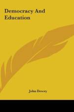 Democracy and Education af John Dewey