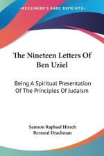 The Nineteen Letters Of Ben Uziel af Samson Raphael Hirsch