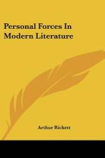 Personal Forces In Modern Literature af Arthur Rickett