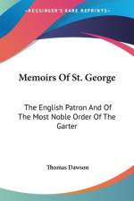 Memoirs Of St. George af Thomas Dawson