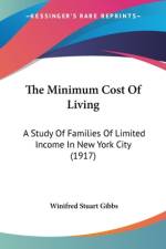 The Minimum Cost Of Living af Winifred Stuart Gibbs