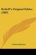 Kriloff's Original Fables (1883)