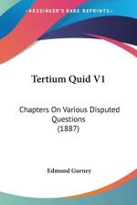 Tertium Quid V1 af Edmund Gurney