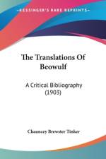 The Translations Of Beowulf af Chauncey Brewster Tinker