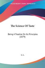 The Science Of Taste af G. L.