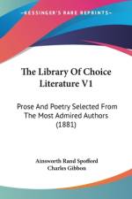 The Library Of Choice Literature V1 af Charles Gibbon