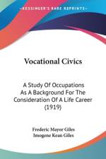 Vocational Civics af Frederic Mayor Giles