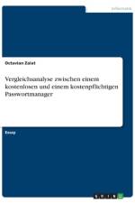 Vergleichsanalyse zwischen einem kostenlosen und einem kostenpflichtigen Passwortmanager af Octavian Zaiat