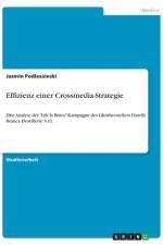 Effizienz einer Crossmedia-Strategie af Jasmin Podlesainski