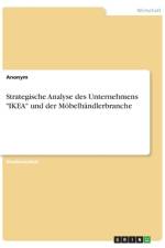 Strategische Analyse des Unternehmens 