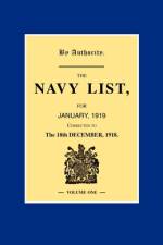 NAVY LIST JANUARY 1919 (Corrected to 18th December 1918 ) Volume 1 af Anon