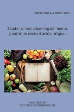 J'élabore mon planning de menus pour mon excès d'acide urique. af Cedric Menard
