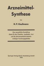 Arzneimittel-Synthese af Hans P. Kaufmann