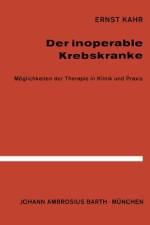 Der Inoperable Krebskranke af E. Kahr