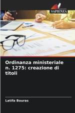 Ordinanza ministeriale n. 1275: creazione di titoli af Latifa Bouras