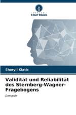 Validität und Reliabilität des Sternberg-Wagner-Fragebogens af Sharyll Klatic