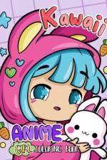 Kawaii Anime Girl Coloring Book
