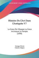 Histoire De L'Art Dans L'Antiquite V7 af Georges Perrot