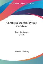 Chronique De Jean, Eveque De Nikiou af Hermann Zotenberg