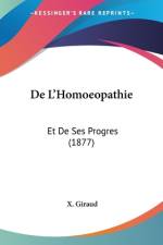 De L'Homoeopathie af X. Giraud
