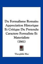 Du Formalisme Romain af Theophile Huc