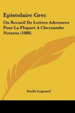 Epistolaire Grec af Emile Legrand
