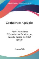 Conferences Agricoles af Georges Ville