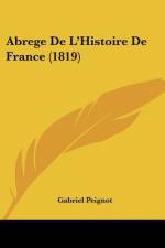Abrege De L'Histoire De France (1819) af Gabriel Peignot