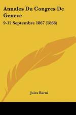 Annales Du Congres De Geneve af Jules Barni