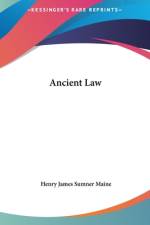 Ancient Law af Henry Sumner Maine