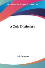 A Zola Dictionary af J. G. Patterson