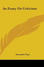 An Essay On Criticism af Alexander Pope