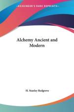Alchemy Ancient and Modern af H. Stanley Redgrove
