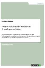 Spezielle didaktische Ansätze zur Erwachsenenbildung af Michael Lindner