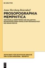 Prosopographia Memphitica af Anne Herzberg-Beiersdorf